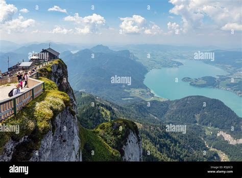 View Of Mondsee From The Summit Of The Schafberg Mountain St Wolfgang