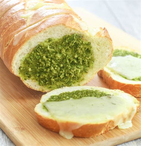 Hasselback Pesto Cheese Bread Kirbies Cravings