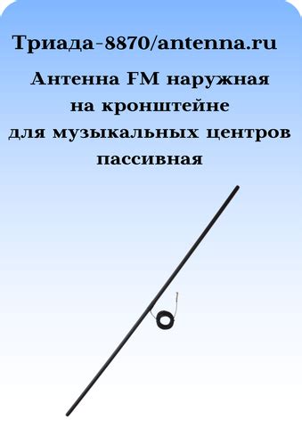 FM и УКВ антенны для музыкальных центров – купить по лучшей цене ...