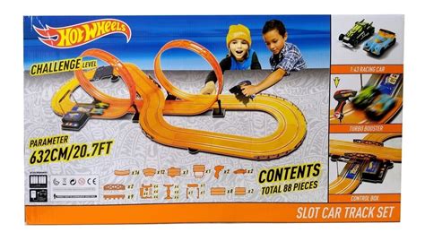 Autorama Hot Wheels Track Set Pista cm Deluxe Br Frete grátis