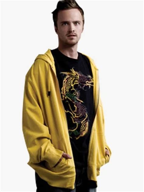 Aaron Paul Breaking Bad Jesse Pinkman Yellow Hoodie