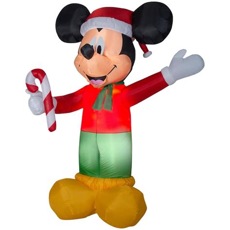 Disney Mickey 899 Ft Lighted Mickey Mouse Christmas Inflatable In The