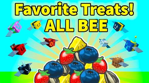 The Favorite Foods For Every Bee What Is The Bee Swarm Simulator