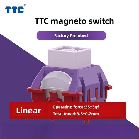 Ttc Magneto Magnetic Switch Pcs Linear Hot Swappable Factory Prelubed Customization Full Pom
