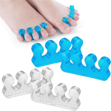 2 Pairs Gel Toe Separators Toe Stretcher And Correctors For