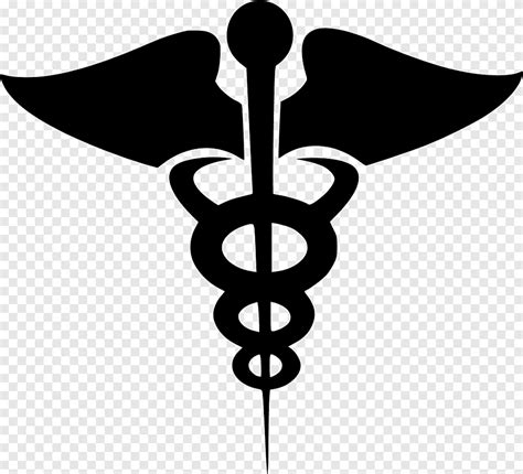 El personal de Hermes Caduceo como símbolo de la medicina Clínica de