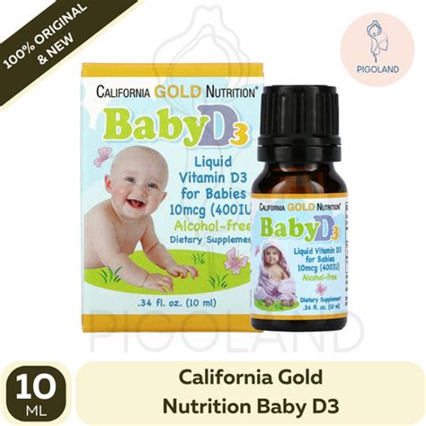 Jual California Gold Baby D3 Liquid Vitamin Immune System Bone Tulang ...