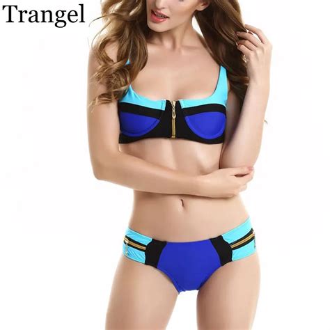 Trangel Bikini Mujer Vendaje Traje De Ba O Acolchado Push Up Ba Ador