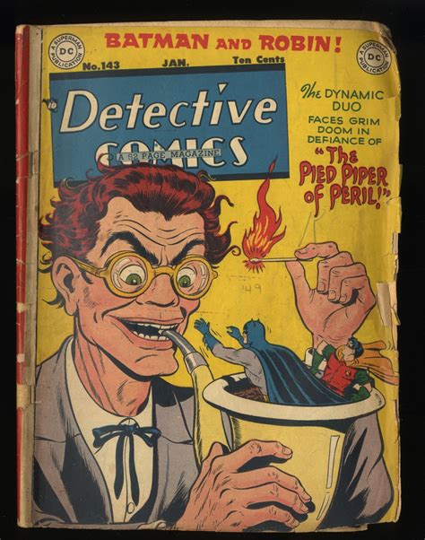 Detective Comics 1937 143 FA GD 1 5 Golden Age Batman Robin 1949