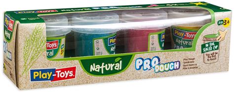Пластилин Play-Toys - Натурални цветове, 4 х 50 g | Отлична цена | Ozone.bg