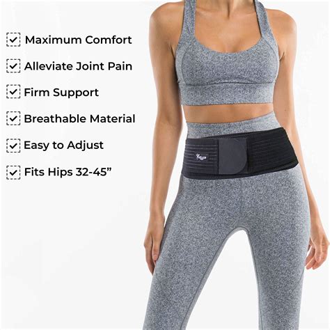 Playactive Sacroiliac Si Joint Hip Belt Lower Back Support Brace For