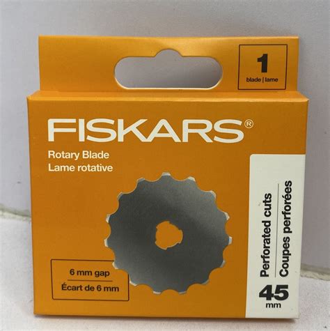 Fiskars Mm Perforating Rotary Cutter Blade For Sale Online Ebay