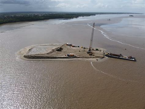 Installation Of Quay Wall Structure Begins On Artificial Island News