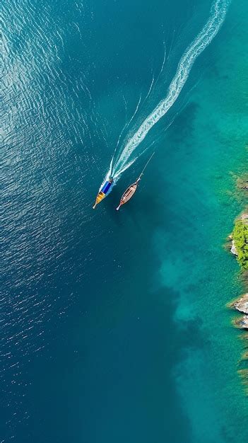 Premium Photo View From Above Stunning Aerial View Of A Longtail