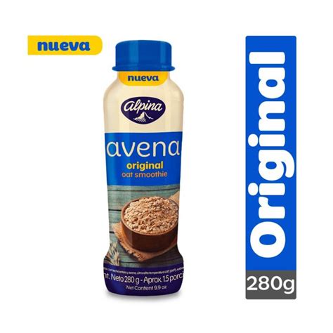 Avena Alpina Uht Original Sabor Natural Pet X 280gr La Vaquita