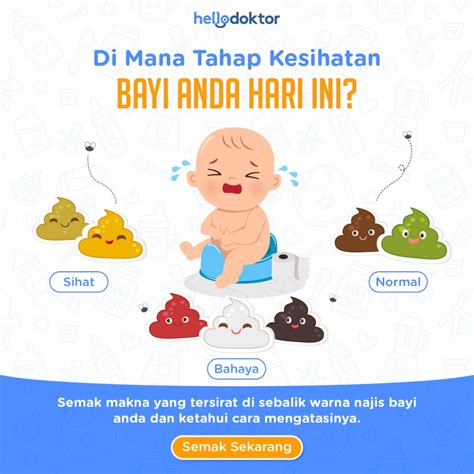 Warna Najis Bayi Dan Tahap Kesihatannya Hellodoktor