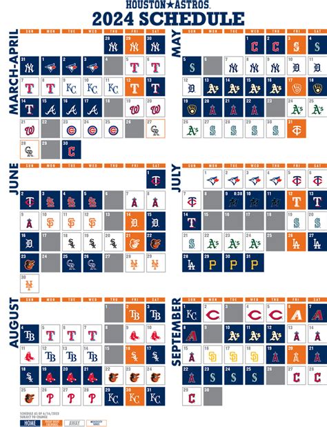 Houston Astros 2025 Schedule Pdf Printable - Free Printable Schedules