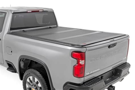 Hard Tri-Fold Flip Up Bed Cover | 6'9" Bed | Chevy/GMC Silverado/Sierra ...