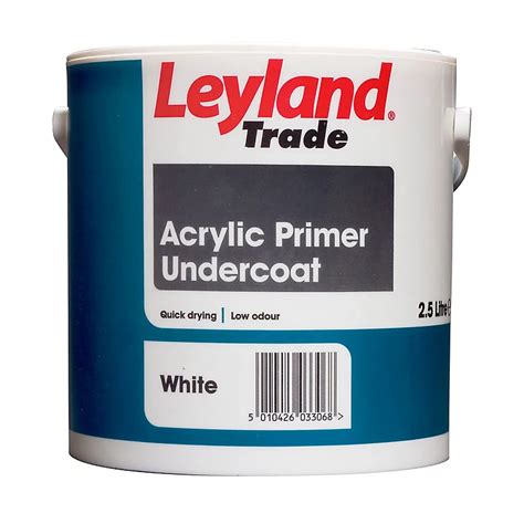 Leyland Trade Universal White Multi Surface Primer And Undercoat 2 5l Diy At Bandq