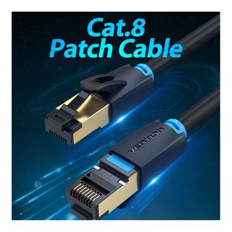 Cat 8 SSTP Patch Cable 3M Black 123market