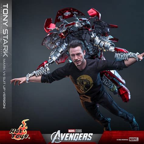 Hot Toys 系列 可動模型 鋼鐵人Mark 飛行著裝款 普版 MMS 無人島玩具