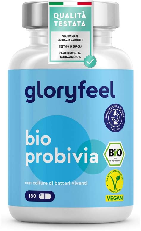 Fermenti Lattici Probiotici Bio 180 Capsule Con 21 Ceppi Batterici