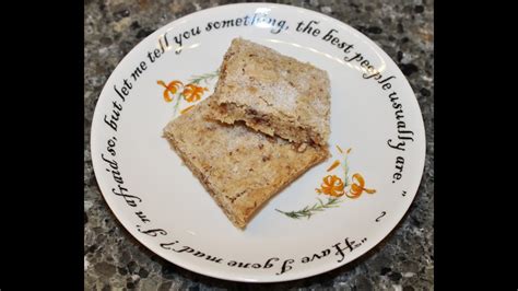 English Toffee Shortbread Recipe From The Official Downton Abbey Afternoon Tea Cookbook Youtube