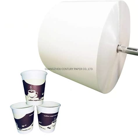 Pe Coated Cup Paper Cupstock Base Paper With Food Grade For Coffee Cup