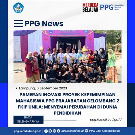 Pameran Inovasi Proyek Kepemimpinan Mahasiswa Ppg Prajabatan Gelombang