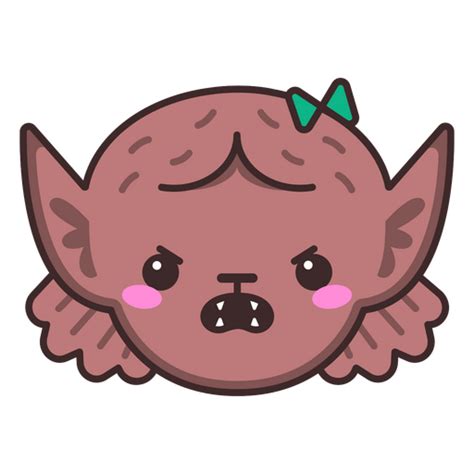 Design Png E Svg De Personagem De Lobisomem Kawaii Fofo De Halloween Para Camisetas