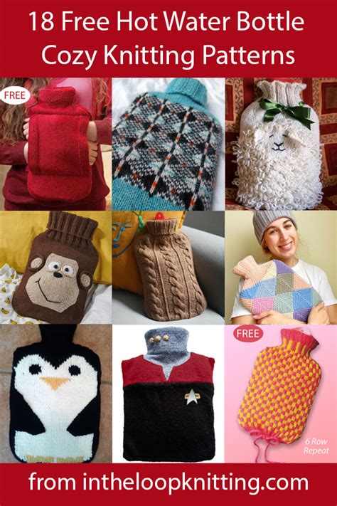 Hot Water Bottle Cozy Knitting Patterns In The Loop Knitting