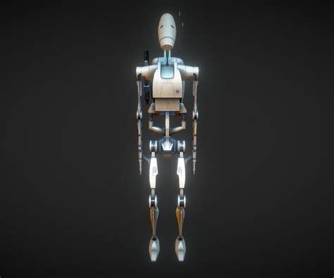 Artstation B1 Battle Droid Star Wars Game Assets