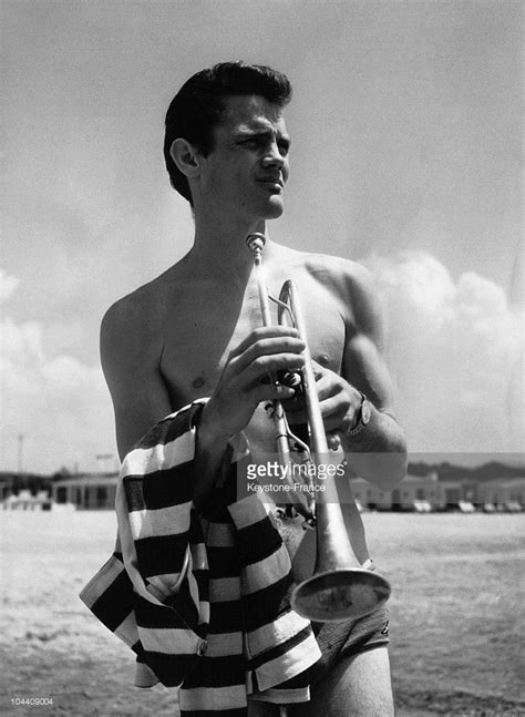 The American Jazz Trumpet Player And Singer Chet Baker In Viareggio