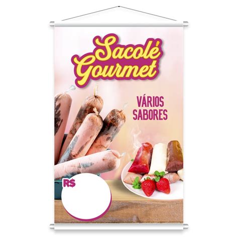 Banner Pronto Sacolé Gourmet na Fadrix