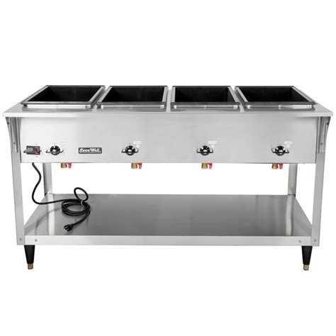 Vollrath 38219 ServeWell SL Electric Five Pan Hot Food Table 208 240V Sealed Well