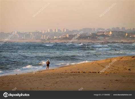 Half Naked Man Runs Sand Ocean City Beach Stock Photo By RenatoMartinho777 217264582