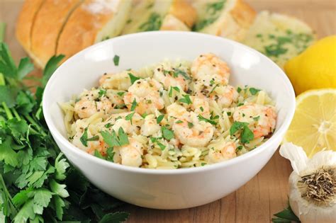 Lemon Pepper Shrimp Scampi With Orzo Damn Delicious