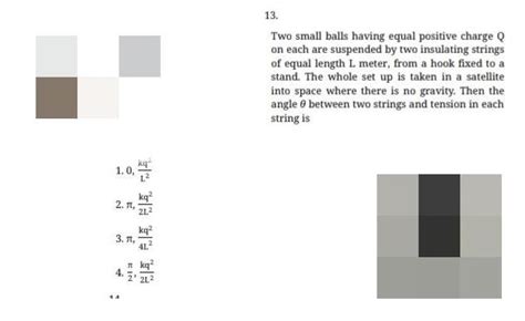 Solved 13 Two Small Balls Having Equal Positive SolutionInn