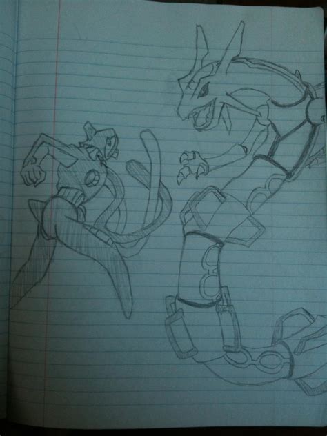 Deoxys vs Rayquaza by RaakxhyrShapeshifter on deviantART