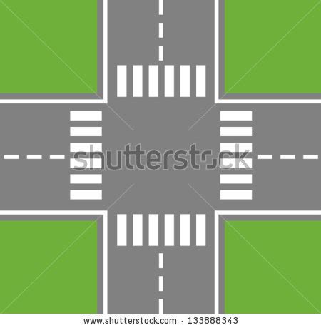 Intersection clipart - Clipground