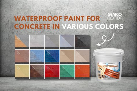 Best Waterproof Paint for Concrete in Various Colors