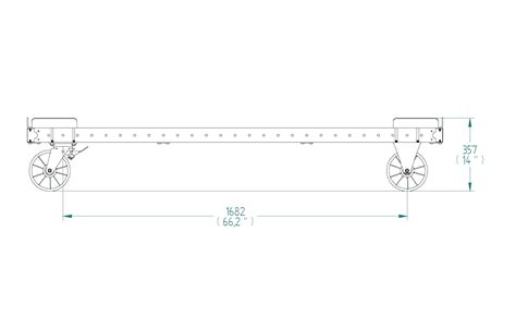 Pallet Trolley - 2030 x 840 mm | FlexQube