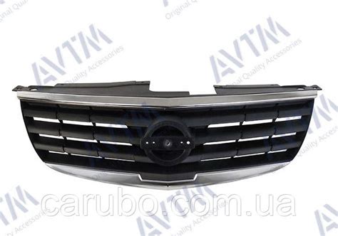 Решетка радиатора Nissan Almera Classic 2006-2013 черн.с хром.рамкой ...
