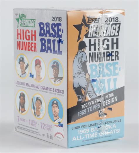 Topps Heritage High Number Baseball Blaster Box Of Packs