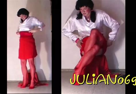 Julian Cross Dress As A Girl In Red German Shemale Amateur Porn XHamster