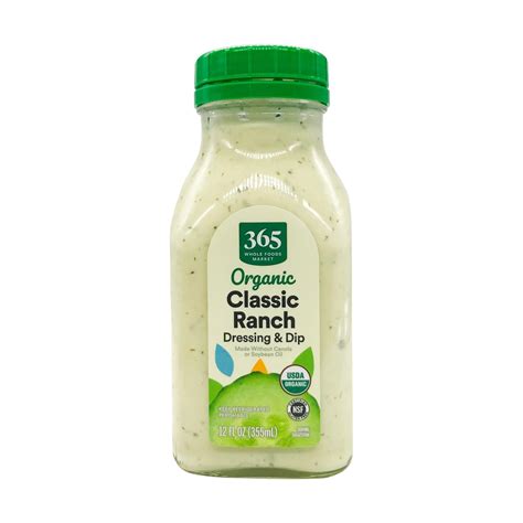 Amazon 365 By Whole Foods Market Organic Classic Ranch Dressing