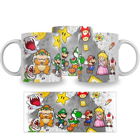 Caneca Personalizada Super Mario Bros Shopee Brasil