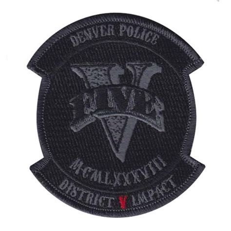 Denver Police Dept Custom Patches