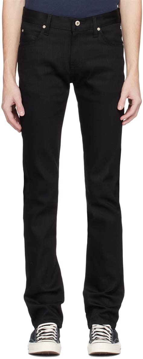 Jean Ajust Skinny Guy Noir Naked Famous Denim En Solde