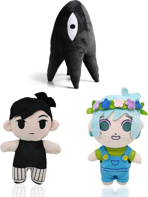 Omori Plush Toy, 3PCS Stuffed Pillow Plushies Figure Cartoon Cosplay ...